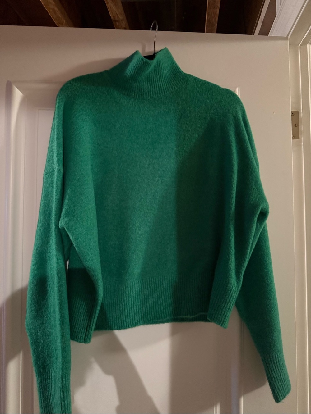 Zara Green Turtleneck Sweater - Women